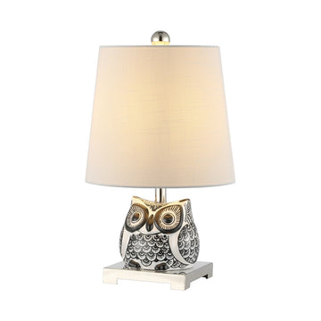 Justina 16" Ceramic Mini LED Table Lamp - JONATHAN Y